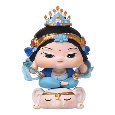 慈元阁萌佛驾到大行普贤明盒手办