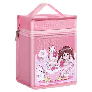 双头丙烯马克笔60色小学生专用美术不透色可叠色软硬头彩笔24色画笔幼儿园绘画笔芯马克笔儿童可水洗炳稀彩笔