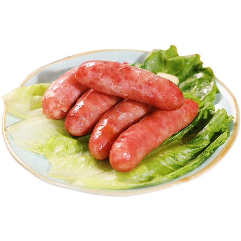 台湾原味香肠正宗 台式烤肠10条/500g 无淀粉纯肉肠热狗肠 烤香肠