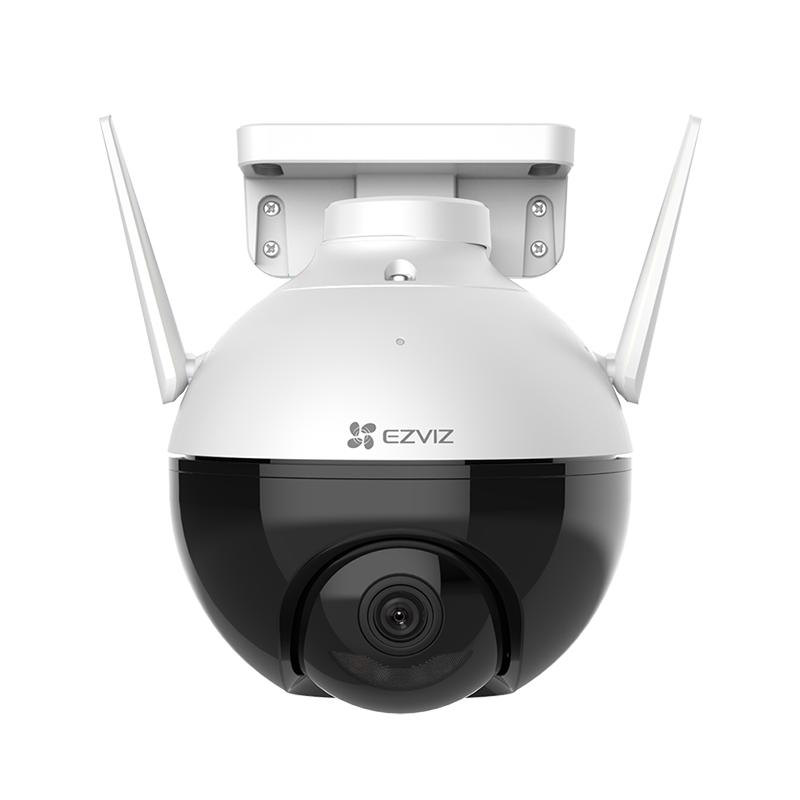 萤石监控器360度无死角家用手机远程摄像头全景c8w室外无线户外云