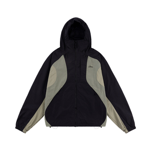 Dime MTL Tech Windbreaker 美式撞色透气防风男女连帽夹克外套秋