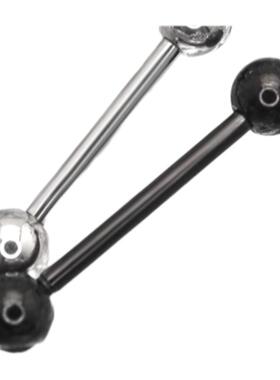 Shinma穿孔穿刺黑色医用钛钢舌钉