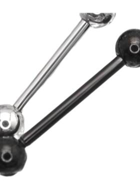 Shinma穿孔穿刺黑色医用钛钢舌钉