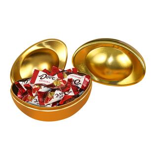 德芙(Dove)丝滑牛奶巧克力金元宝礼盒新年礼物年货礼盒送亲友