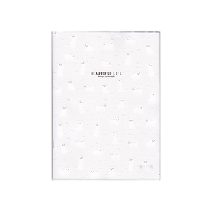 奋斗16K骑马钉防水PP加厚磨砂横线英文b5简约大号英语记事本学生用单词本手账笔记本子大学生考研学习本