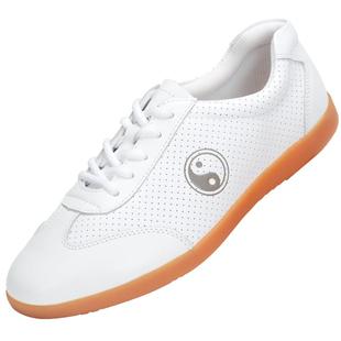 太极鞋男eva底头层牛皮武术练功鞋夏透气轻质太极拳真皮运动鞋女