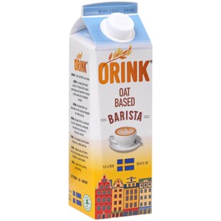 【整箱6盒】ORINK奥力刻瑞典进口咖啡大师燕麦奶0乳糖植物奶1L