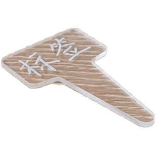 多肉标签T型防水插牌园艺植物花卉兰花名字 标识卡热植花卉高透明