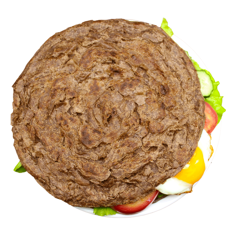 代餐全麦荞麦台湾手抓饼粗粮无糖精面饼面皮家庭装早餐主食半成品