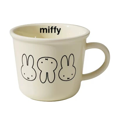 米菲食品级陶瓷杯可爱高颜值水杯