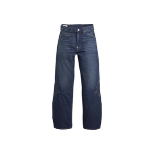 Kiko Kostadinov 25fw联名解构设计绣花水洗蓝牛仔裤休闲直筒宽松