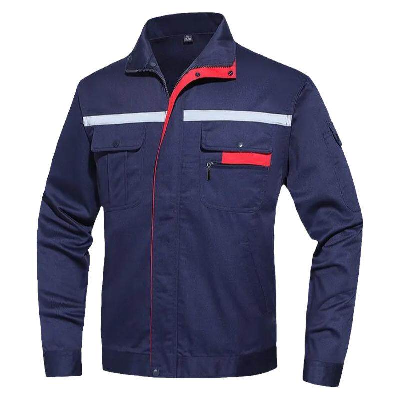 长袖工作服套装男女耐磨春秋劳保服电焊汽修工厂车间工装上衣定制