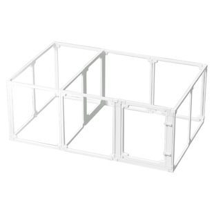 小宠围栏透明封顶兔笼狗笼子幼犬防出逃简易安装室内外加厚防倒