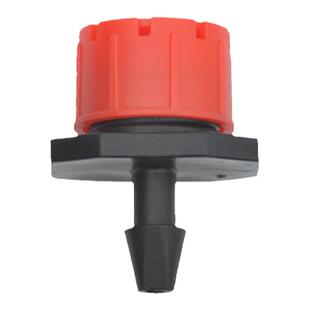 8孔调节红色滴头可调流量滴头滴灌头微喷灌溉小红帽滴头农用包邮