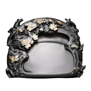 国家非遗许亚祥作品省高级工艺美术师精品老坑歙砚台天然原石高档