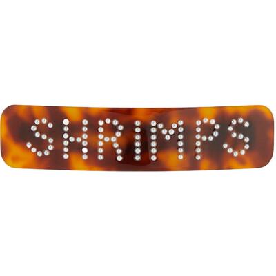 【礼物】SHRIMPS 女人造珍珠缀饰玳瑁板材发夹