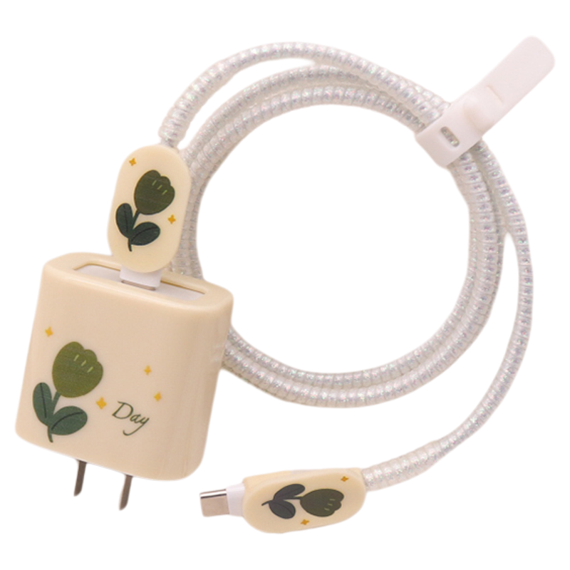 适用苹果数据线保护套16pro/17/15max/14快充ipad20W充电器缠绕绳