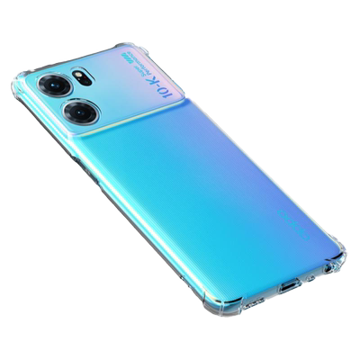 oppok10手机壳防摔透明软套简约