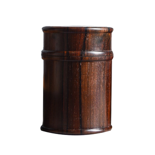 老挝大红酸枝牙签罐红木牙签筒原木实木牙签盒便携平头牙签罐带盖