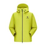 [青果绿]骆驼户外硬壳雨神冲锋衣男女轻量单层防水外套绿色登山服