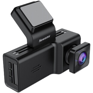 纽曼行车记录仪1296P高清前后双录手机回放24H停车监控新款免安装