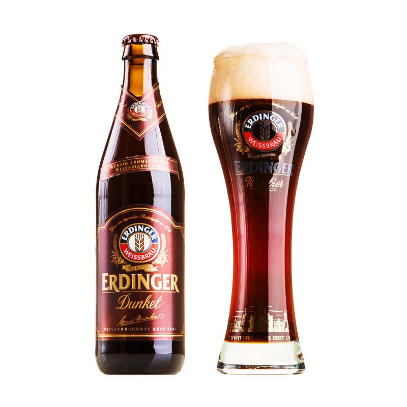 德國原裝進(jìn)口愛爾丁格艾丁格ERDINGER12*500整箱小麥啤酒黑啤12月