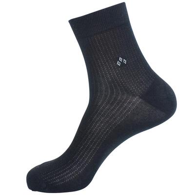 欧蒂爱大码男袜竹纤维防臭网眼夏