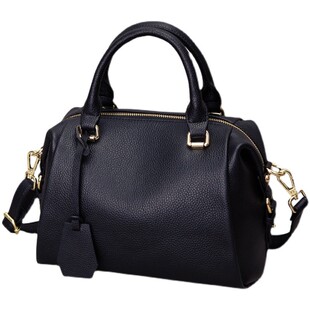 手提包女包2026新款潮时尚真皮波士顿枕头包女士大容量单肩斜挎包