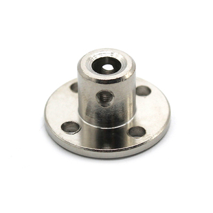 法兰联轴器联轴器高硬度导向轴光轴支座diy金属联轴器凸缘法兰盘