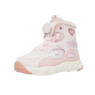 普西拉2025新款棉靴冬季雪地靴男宝加绒保暖儿童防滑加厚大棉鞋