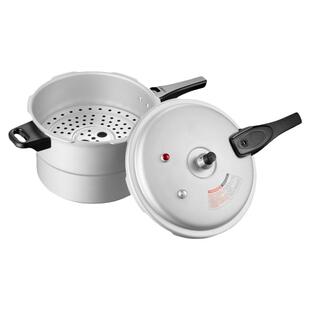 爱妻高压锅家用燃气18cm 迷你小型防爆蒸格小压力锅煤气明火1-2人