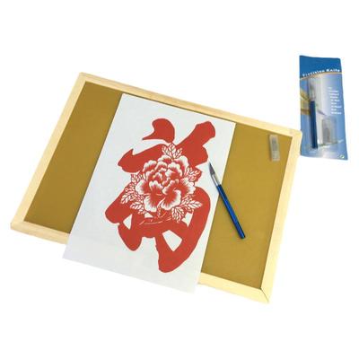 剪纸刻纸专用工具蜡盘不粘不油