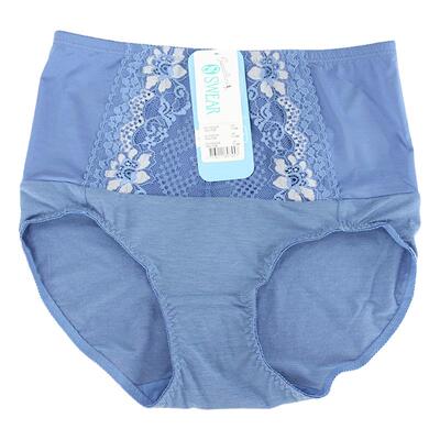 思薇尔中腰三角棉档包臀内裤