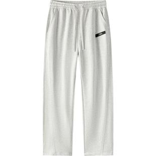 森马中国国家地理系列长裤男款春季宽松直筒休闲裤子简约百搭卫裤