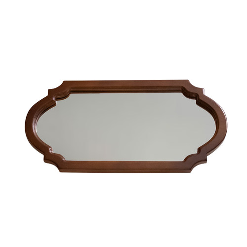 闻森复古装饰镜子打卡入户挂墙面咖啡店实木壁炉客餐厅卧室浴室镜