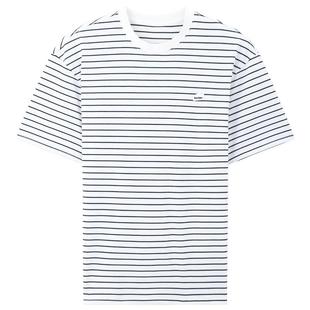 MB MindBridge百家好男士圆领潮短袖简约休闲T恤夏季百搭条纹上衣