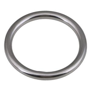 304不锈钢圆环圆圈O型环焊接吊环实心无缝钢环吊床瑜伽连接环钢圈