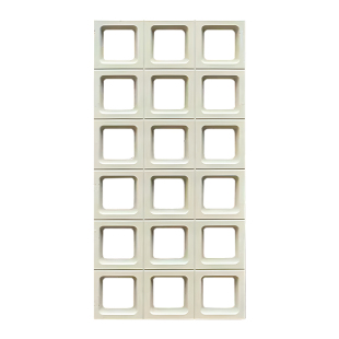 pu空心砖九宫格双面水泥构件砖背景墙装饰板艺术镂空砖隔断外墙砖