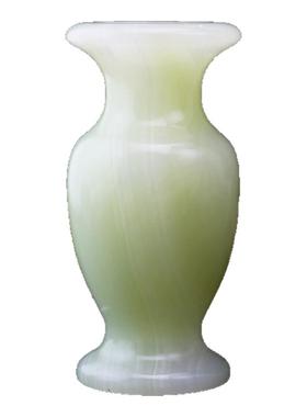 威弗列德花瓶正品玉花瓶桌面家居冰种玉瓶子天然玉石阿富汗玉摆件