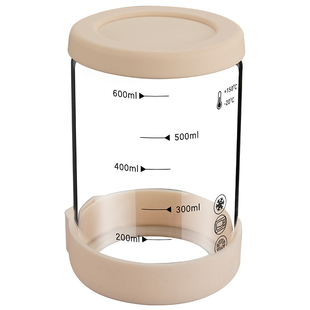 隔夜燕麦杯便携早餐酸奶杯带盖勺密封沙拉儿童牛奶杯奶昔麦片杯子