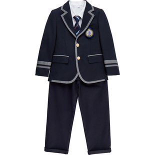 英伦学院风西装套装小学生秋冬季新款男女童班服韩版制服幼儿园服