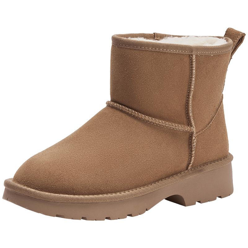 热风女鞋24冬雪地靴新品5折起