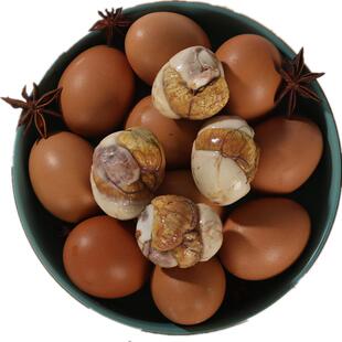 13天新鲜熟鸡蛋胚活珠子开袋即食香辣毛蛋五香凤凰蛋40枚钢化麻辣