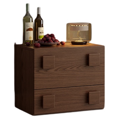 实木电视柜中古风落地电视机柜模块组合柜客厅家用收纳储物柜边柜