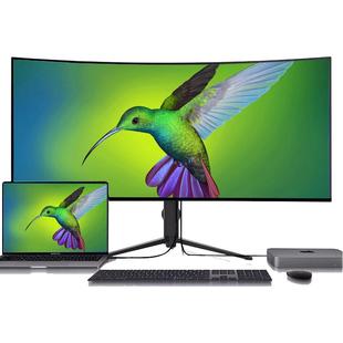 40寸显示器曲面带鱼屏5K120Hz游戏电竞38电脑台式34高刷49屏幕4K