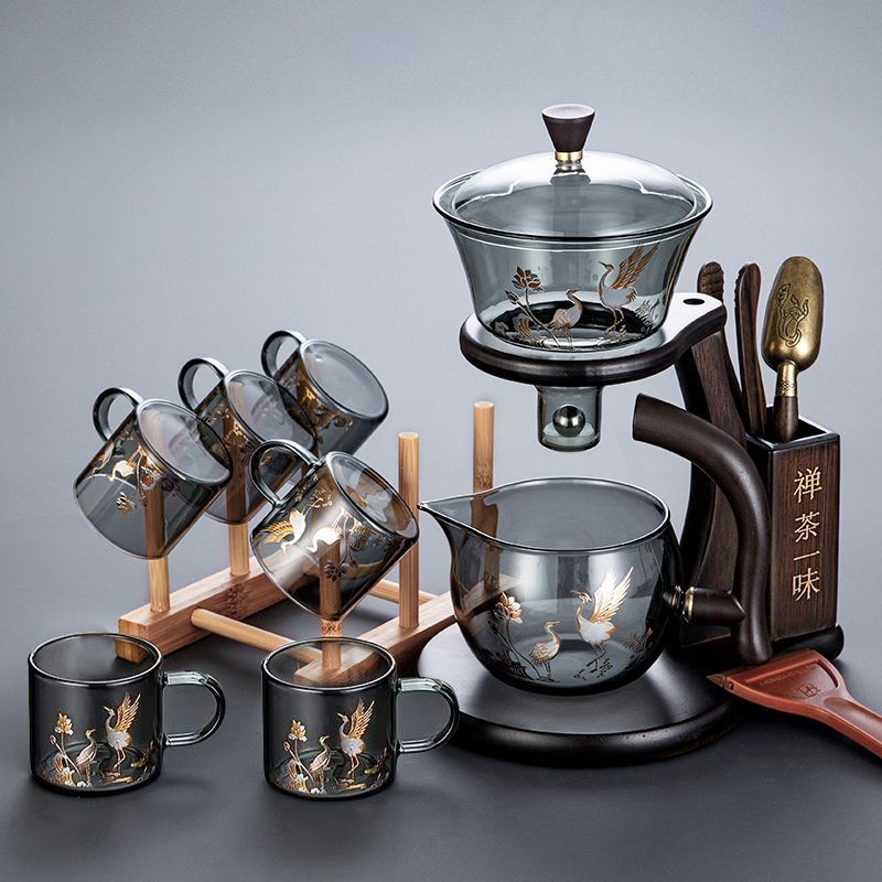 自动泡茶器玻璃茶具套装懒人泡茶神器茶壶茶杯家用功夫茶轻奢高档