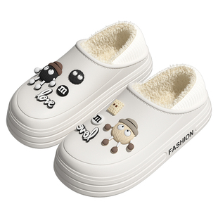 手术室防水棉拖鞋女士冬季外穿医护人员专用可爱保暖防滑棉拖鞋女