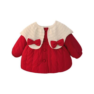 女童棉服外套冬装2025新款