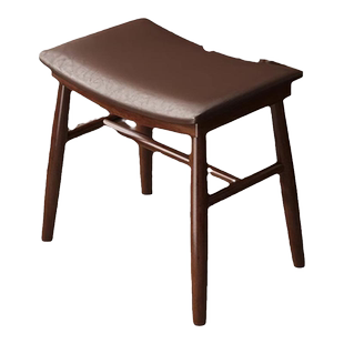 马鞍凳实木梳妆台实木凳子女生主卧室化妆凳软包板凳轻奢化妆椅子