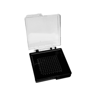 自吸附样品盒芯片收纳盒硅片盒实验室晶片展示盒防静电自吸附胶盒